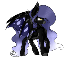 Size: 2800x2500 | Tagged: safe, artist:crazysurprise, oc, oc only, oc:filomena, bat pony, pony, female, high res, mare, simple background, solo, transparent background