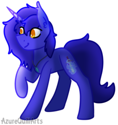 Size: 1600x1700 | Tagged: safe, artist:azure-quill, oc, oc only, pony, unicorn, simple background, solo, transparent background