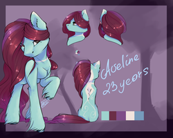 Size: 1280x1024 | Tagged: safe, artist:madconey, oc, oc only, oc:aveline, earth pony, pony, female, hair over one eye, markings, reference sheet, simple background, solo, tattoo