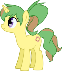 Size: 1000x1148 | Tagged: safe, artist:lambydwight, oc, oc only, oc:tropical grove, pony, unicorn, cute, simple background, solo, transparent background
