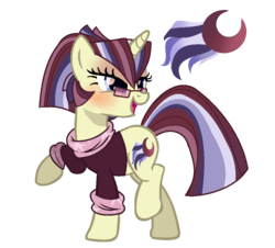 Size: 992x896 | Tagged: safe, artist:6-fingers-lover, oc, oc only, pony, unicorn, clothes, female, glasses, mare, simple background, solo, transparent background