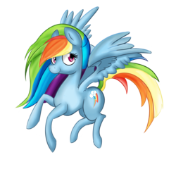 Size: 5000x5000 | Tagged: safe, artist:soulrainbow, rainbow dash, pony, g4, absurd resolution, female, flying, simple background, smiling, solo, transparent background, wings