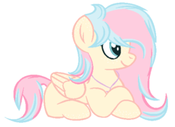 Size: 491x357 | Tagged: safe, artist:venomns, oc, oc only, oc:dusky star, pegasus, pony, female, mare, prone, simple background, solo, transparent background