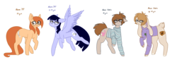 Size: 5000x1700 | Tagged: safe, artist:despotshy, oc, oc only, oc:vadim, earth pony, hybrid, pegasus, pony, rabbit pony, annoyed, clothes, female, floppy ears, flying, frown, glare, glasses, grin, hoodie, lidded eyes, looking at you, looking back, mare, question mark, raised hoof, simple background, smiling, smirk, spread wings, sweater, transparent background, wide eyes, wings