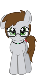 Size: 1024x2044 | Tagged: safe, artist:pickfairy, oc, oc only, oc:pickfairy, earth pony, pony, female, glasses, mare, simple background, solo, transparent background, vector