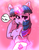 Size: 1306x1656 | Tagged: safe, artist:sourspot, twilight sparkle, pony, g4, bust, chest fluff, cute, dialogue, ear fluff, female, frog (hoof), holiday, magic, nervous, solo, telekinesis, twiabetes, underhoof, valentine, valentine's day