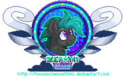 Size: 400x255 | Tagged: safe, artist:towmacow, artist:towmacowwaffles, oc, oc only, oc:zephyr rose, pony, pixel art, simple background, solo, transparent background