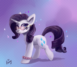 Size: 3300x2900 | Tagged: safe, artist:ami-gami, rarity, pony, unicorn, g4, female, glasses, heart shaped, high res, mare, signature, solo