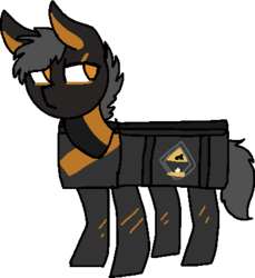 Size: 395x431 | Tagged: safe, artist:nootaz, oc, oc only, oc:lock hard, pony, counter-strike: global offensive, simple background, solo, transparent background