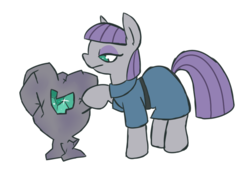 Size: 849x598 | Tagged: safe, artist:sparklebloomswirl, maud pie, earth pony, pony, g4, female, simple background, solo, transparent background