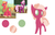 Size: 1030x654 | Tagged: safe, artist:angelstar000, big macintosh, cheerilee, oc, oc:happy blossom, earth pony, pony, g4, color palette, offspring, parent:big macintosh, parent:cheerilee, parents:cheerimac, simple background, white background