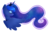 Size: 2581x1625 | Tagged: safe, artist:solareflares, princess luna, pony, g4, eyes closed, female, simple background, solo, transparent background