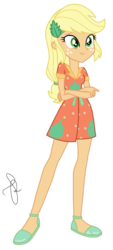 Size: 927x2048 | Tagged: safe, artist:ilaria122, artist:selenaede, applejack, equestria girls, equestria girls specials, g4, my little pony equestria girls: better together, my little pony equestria girls: spring breakdown, clothes, crossed arms, female, legs, simple background, solo, transparent background