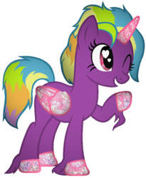 Size: 705x859 | Tagged: safe, artist:thecreativeenigma, oc, oc only, oc:gemma, alicorn, pony, base used, colored wings, female, heart eyes, mare, simple background, solo, transparent background, wingding eyes