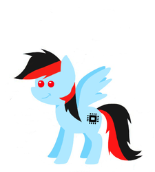 Size: 540x600 | Tagged: safe, artist:daytona, oc, oc only, pegasus, pony, cutie mark, female, hooves, lineless, mare, minimalist, modern art, simple background, smiling, solo, spread wings, white background, wings