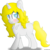 Size: 1019x1027 | Tagged: safe, artist:thatonefluffs, oc, oc only, oc:rainbow splash, pony, unicorn, blushing, chest fluff, female, mare, simple background, solo, transparent background