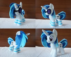 Size: 5120x4096 | Tagged: safe, artist:egalgay, dj pon-3, vinyl scratch, pony, unicorn, g4, absurd resolution, better source needed, irl, photo, plushie, solo