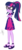 Size: 916x2048 | Tagged: safe, artist:ilaria122, sci-twi, twilight sparkle, equestria girls, equestria girls specials, g4, my little pony equestria girls: better together, my little pony equestria girls: spring breakdown, clothes, crossed arms, dress, female, geode of telekinesis, glasses, magical geodes, sandals, signature, simple background, solo, transparent background