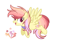 Size: 2000x1500 | Tagged: safe, artist:xxmelody-scribblexx, oc, oc only, oc:lightning star, pegasus, pony, cutie mark, female, mare, offspring, parent:flash magnus, parent:rainbow dash, parents:dashmagnus, simple background, solo, transparent background