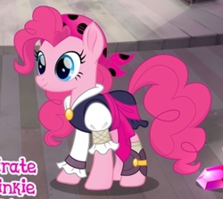 Size: 348x311 | Tagged: safe, gameloft, pinkie pie, earth pony, pony, g4, my little pony: the movie, female, pirate pinkie pie, solo