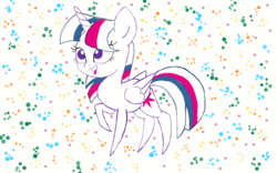 Size: 1280x800 | Tagged: safe, artist:chautung, twilight sparkle, alicorn, pony, g4, female, solo, twilight sparkle (alicorn)