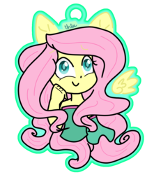 Size: 1200x1356 | Tagged: safe, artist:chautung, fluttershy, anthro, g4, female, solo