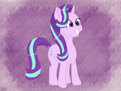 Size: 2592x1944 | Tagged: safe, artist:usattesa, starlight glimmer, pony, unicorn, g4, cute, female, glimmerbetes, mare, solo, teeth