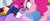 Size: 1920x804 | Tagged: safe, screencap, pinkie pie, twilight sparkle, alicorn, earth pony, pony, g4, my little pony: the movie, angry, boop, crown, determined, eye contact, female, floppy ears, frown, glare, jewelry, looking at each other, mare, nose wrinkle, noseboop, regalia, scared, squishy cheeks, surprised, twilight sparkle (alicorn), wide eyes