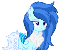 Size: 881x736 | Tagged: safe, artist:venomns, oc, oc only, oc:aurora, pegasus, pony, base used, chest fluff, colored wings, female, mare, multicolored wings, simple background, solo, transparent background