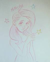 Size: 1080x1352 | Tagged: safe, artist:leadambeck, fluttershy, human, g4, female, humanized, solo, traditional art