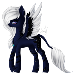 Size: 925x920 | Tagged: safe, artist:bastet-catmew, oc, oc only, oc:brianna, pegasus, pony, colored wings, female, mare, multicolored wings, simple background, solo, transparent background