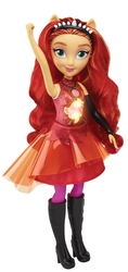 Size: 460x973 | Tagged: safe, screencap, sunset shimmer, equestria girls, g4, boots, clothes, cutie mark, doll, female, irl, jewelry, photo, ponied up, shoes, skirt, tiara, toy