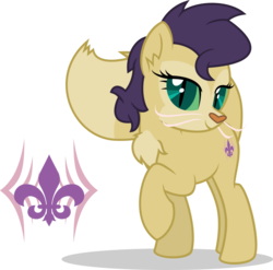 Size: 823x813 | Tagged: safe, artist:mlp-trailgrazer, oc, oc only, oc:perfect prime, cat pony, hybrid, original species, g4, my little pony: the movie, chest fluff, colored sclera, cutie mark, female, interspecies offspring, offspring, parent:capper dapperpaws, parent:rarity, parents:capperity, raised hoof, simple background, slit pupils, solo, transparent background, vector, whiskers