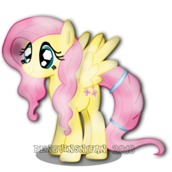 Size: 1500x1500 | Tagged: safe, artist:penguinsn1fan, fluttershy, crystal pony, pony, g4, crystallized, female, simple background, solo, transparent background