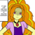 Size: 512x512 | Tagged: safe, artist:rileyav, adagio dazzle, equestria girls, g4, dialogue box, female, gem, looking at you, narration, reaction image, siren gem, solo