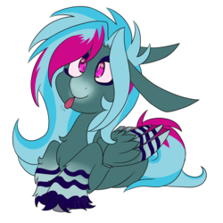 Size: 1600x1600 | Tagged: safe, artist:firepetalfox, oc, oc only, oc:whitewaters, pegasus, pony, male, simple background, solo, tongue out, transparent background