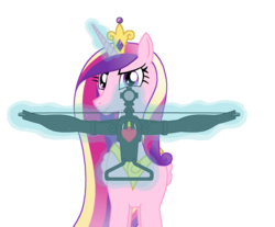Size: 2300x1900 | Tagged: safe, artist:lonewolf3878, princess cadance, alicorn, pony, g4, crossbow, cupid, evil grin, female, looking at you, princess of love, princess of shipping, shipper on deck, simple background, smiling, solo, transparent background, vector