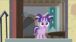 Size: 1280x720 | Tagged: safe, screencap, starlight glimmer, pony, g4, the cutie re-mark, female, filly, solo