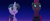 Size: 1920x804 | Tagged: safe, screencap, tempest shadow, twilight sparkle, alicorn, pony, unicorn, g4, my little pony: the movie, armor, broken horn, duo, eye scar, happy, horn, looking at each other, rainbow (song), scar, smiling, twilight sparkle (alicorn), when she smiles