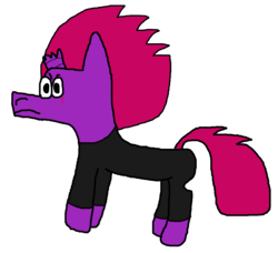 Size: 3068x2794 | Tagged: safe, artist:goatcanon, tempest shadow, pony, g4, my little pony: the movie, female, high res, scar on the wrong side, simple background, solo, stylistic suck, transparent background