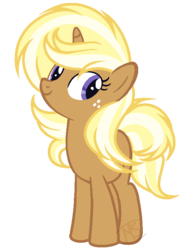 Size: 567x760 | Tagged: safe, artist:xxmelody-scribblexx, oc, oc only, oc:cinnamon apple, pony, unicorn, female, mare, simple background, solo, transparent background, vector