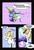 Size: 2198x3230 | Tagged: safe, artist:mustachedbain, rarity, twilight sparkle, pony, unicorn, g4, angry, comic, dialogue, female, grin, hat, high res, mare, meme, rarity is not amused, skidaddle skidoodle, smiling, spell, spell gone wrong, this will end in pain, unamused, wizard robe