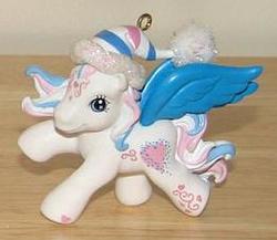 Size: 261x227 | Tagged: safe, photographer:tradertif, star catcher, pony, g3, christmas, holiday, irl, merchandise, ornament, photo, solo