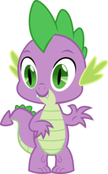 Size: 3000x4795 | Tagged: safe, artist:demigod-spike, spike, dragon, g4, high res, male, simple background, solo, transparent background, vector
