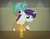 Size: 983x768 | Tagged: safe, artist:kindheart525, oc, oc only, oc:feather fieldgoal, oc:royal splendor, pegasus, pony, unicorn, kindverse, candle, glasses, hug, offspring, parent:blossomforth, parent:fancypants, parent:rarity, parent:thunderlane, parents:blossomlane, parents:raripants, story in the source