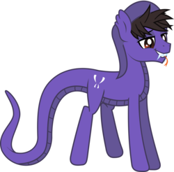 Size: 1395x1373 | Tagged: safe, artist:lightningbolt, derpibooru exclusive, cobra, hybrid, original species, pony, snake pony, g4, .svg available, cobra starship, fangs, forked tongue, gabe saporta, grin, hood, lidded eyes, looking down, male, messy mane, ponified, show accurate, simple background, slit pupils, smiling, smug, snake eyes, snake tail, solo, stallion, standing, svg, tall, tongue out, transparent background, vector