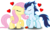 Size: 3521x2133 | Tagged: safe, fluttershy, soarin', pegasus, pony, g4, cute, eyes closed, female, flower, heart, high res, male, mare, nuzzling, raised hoof, rose, ship:soarinshy, shipping, simple background, smiling, stallion, straight, transparent background, vector