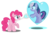 Size: 3250x2150 | Tagged: safe, artist:bladedragoon7575, pinkie pie, twilight sparkle, alicorn, pony, g4, bubble, bubble wand, cute, diapinkes, heart, high res, in bubble, simple background, transparent background, twiabetes, twilight sparkle (alicorn)