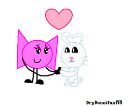 Size: 426x354 | Tagged: safe, artist:drypony198, angel bunny, rabbit, g4, bow (inanimate insanity), heart