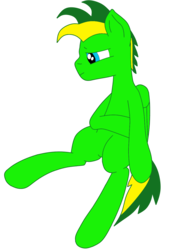 Size: 1024x1327 | Tagged: safe, artist:didgereethebrony, oc, oc only, oc:didgeree, pegasus, pony, depressed, lonely, needs more saturation, sad, simple background, solo, transparent background